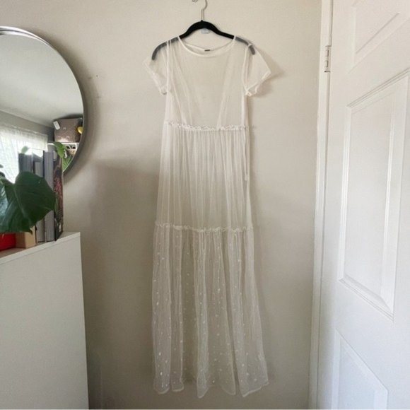 Chan Luu Dresses & Skirts - Chan Luu White Sheer Slip Dress
